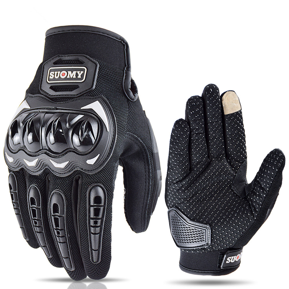Leather Driving Glove - Suomy Motorcycle Gloves Moto Touch Screen