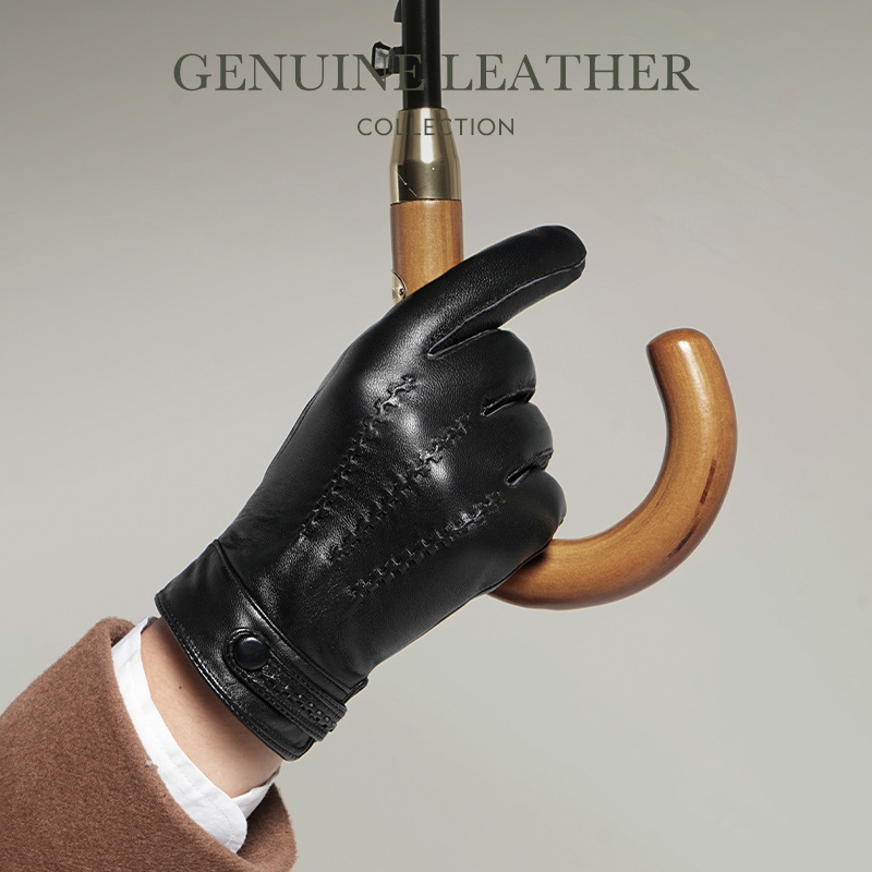 Men's Top Layer Sheepskin Genu - đánh giá và giá Leather Driving Glove