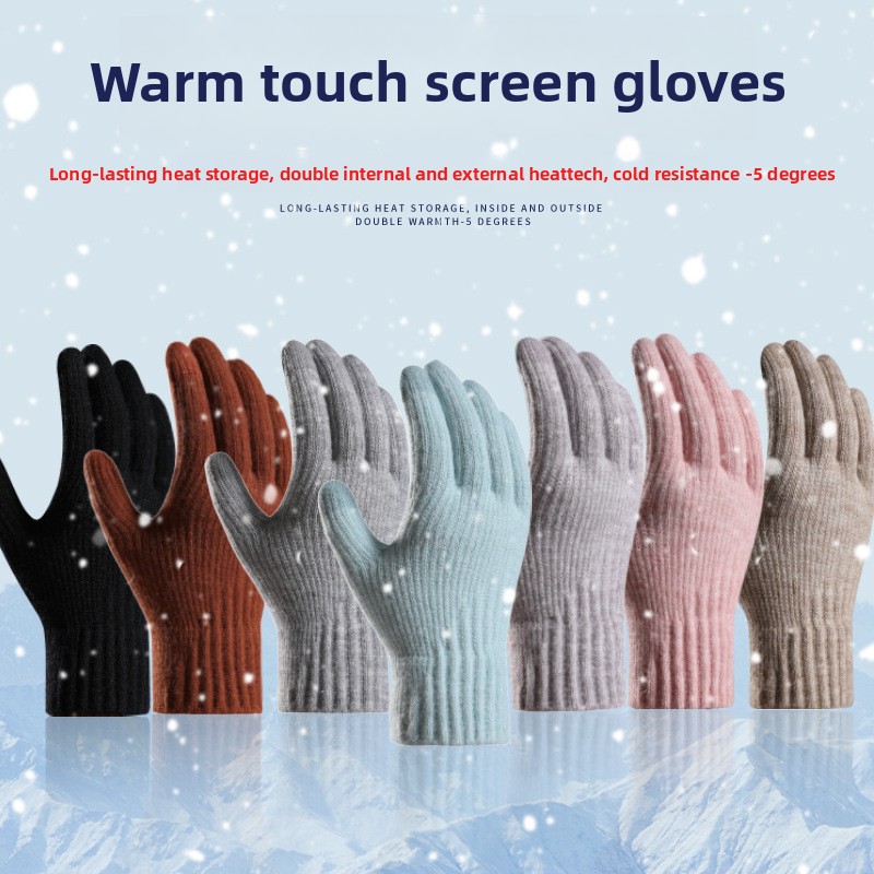 Women Winter Thickened Fleece  - đánh giá và giá Wool Glove Lined