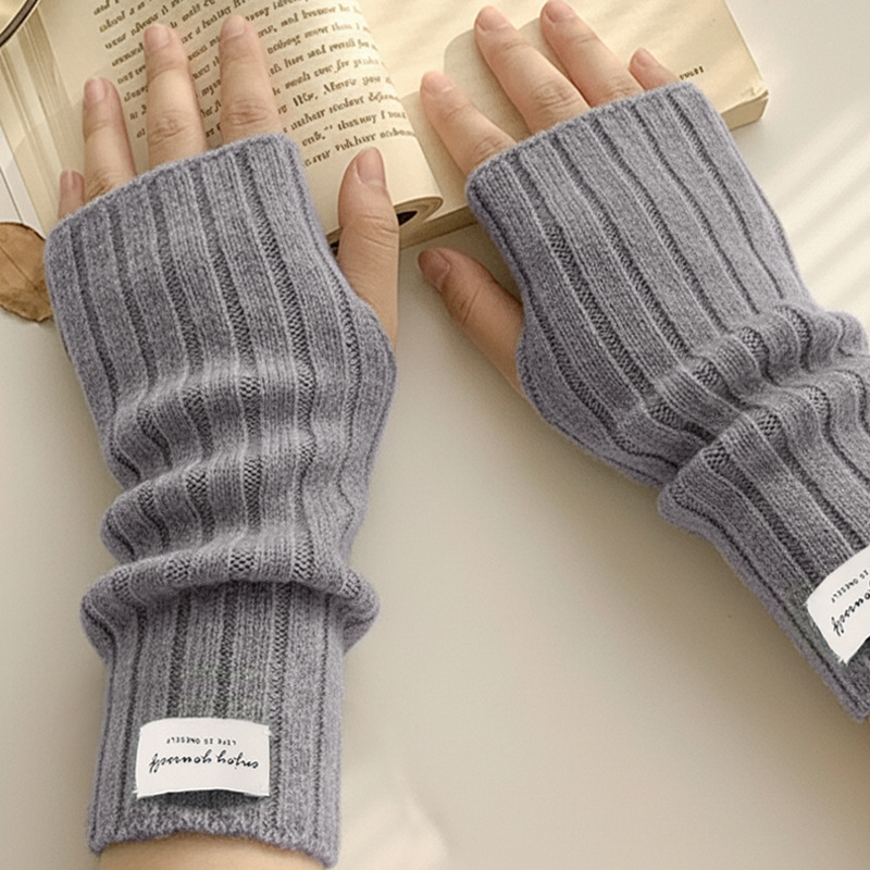 Winter Fingerless Knitted Glov - đánh giá và giá Wool Glove Lined
