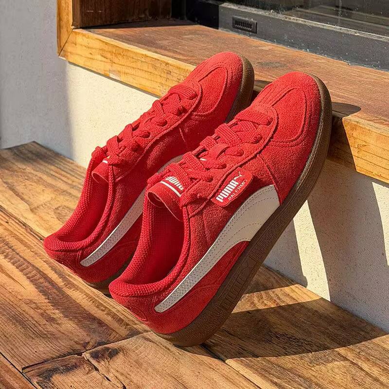 New PUMA Palermo Red Suede Sne - đánh giá và giá Puma Shoes Suede Classic