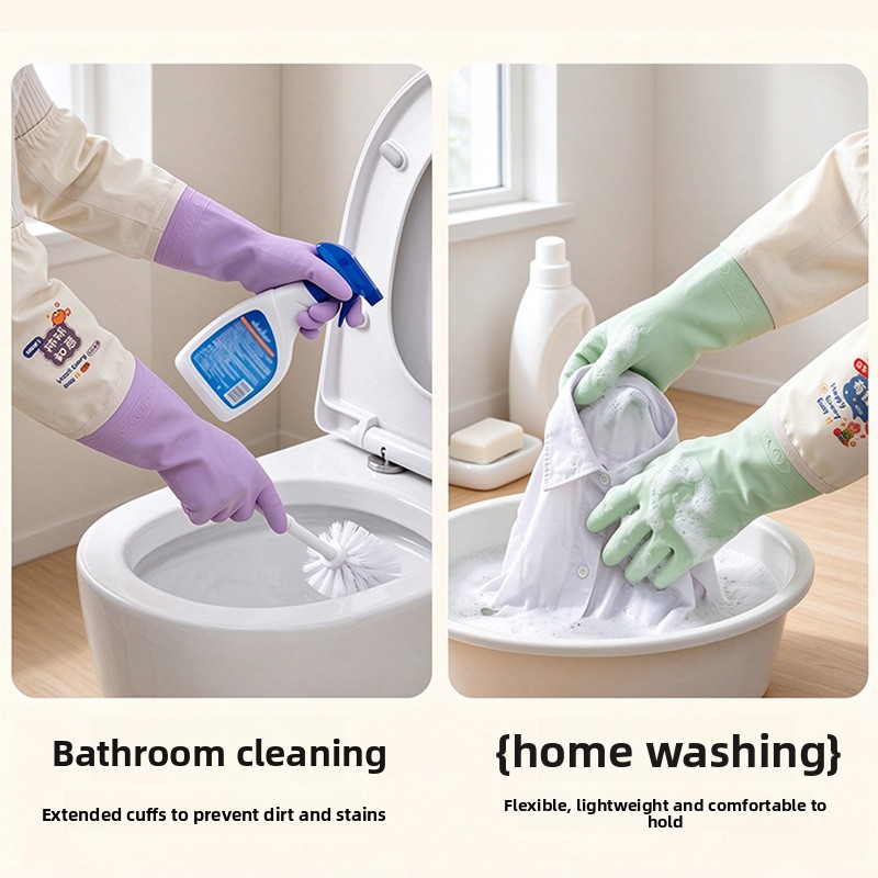 Extra Long Dishwashing Gloves  - đánh giá và giá Dish Glove Rubber