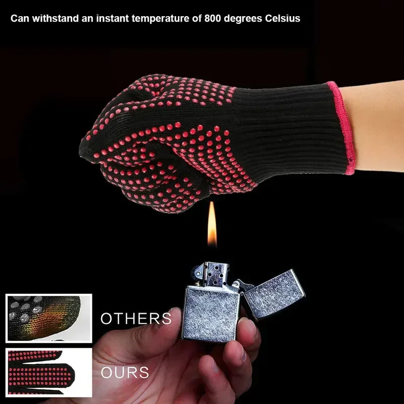 1 Pair Non-Slip Silicone BBQ G - đánh giá và giá Heat Resistant Glove