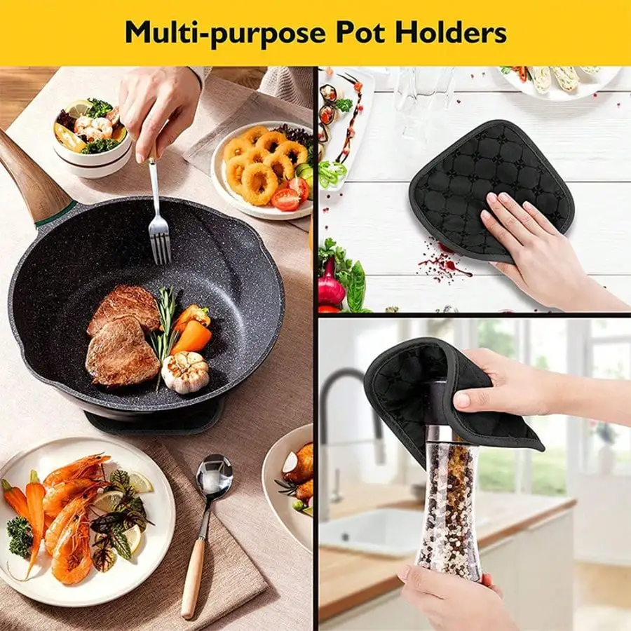 4PCS Silicone Kitchen Microwav - đánh giá và giá Heat Resistant Glove
