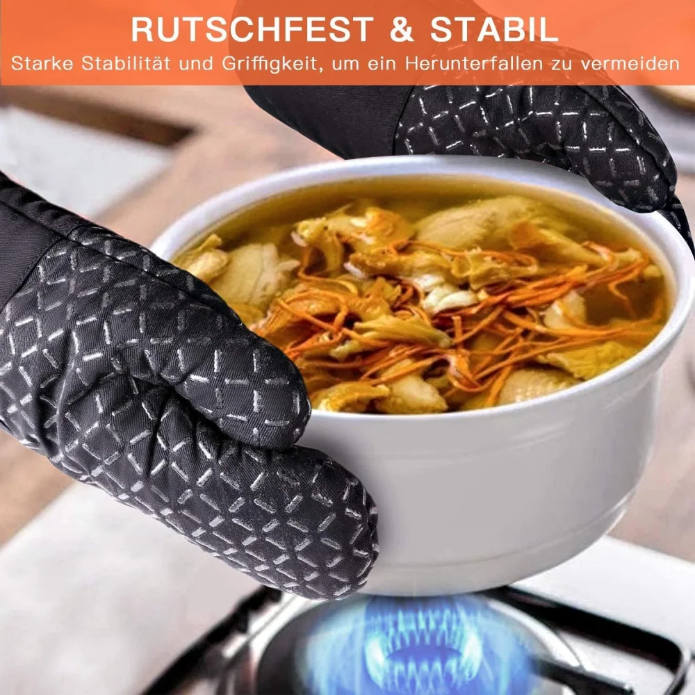 4PCS Silicone Kitchen Microwav - đánh giá và giá Heat Resistant Glove