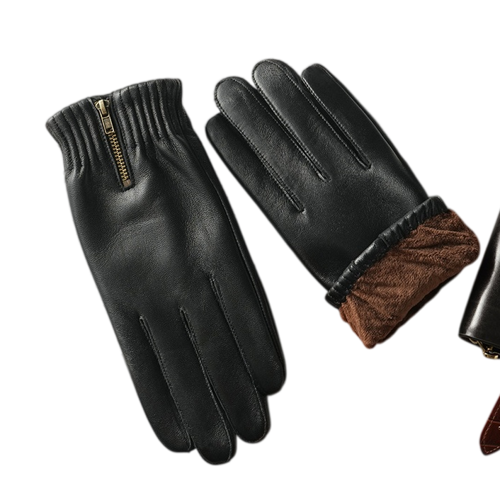 Winter Thicken Warm Retro Glov - đánh giá và giá Leather Driving Glove