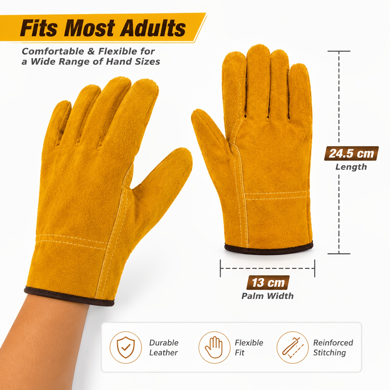 Work Gloves Sheepskin Leather  - đánh giá và giá Leather Driving Glove