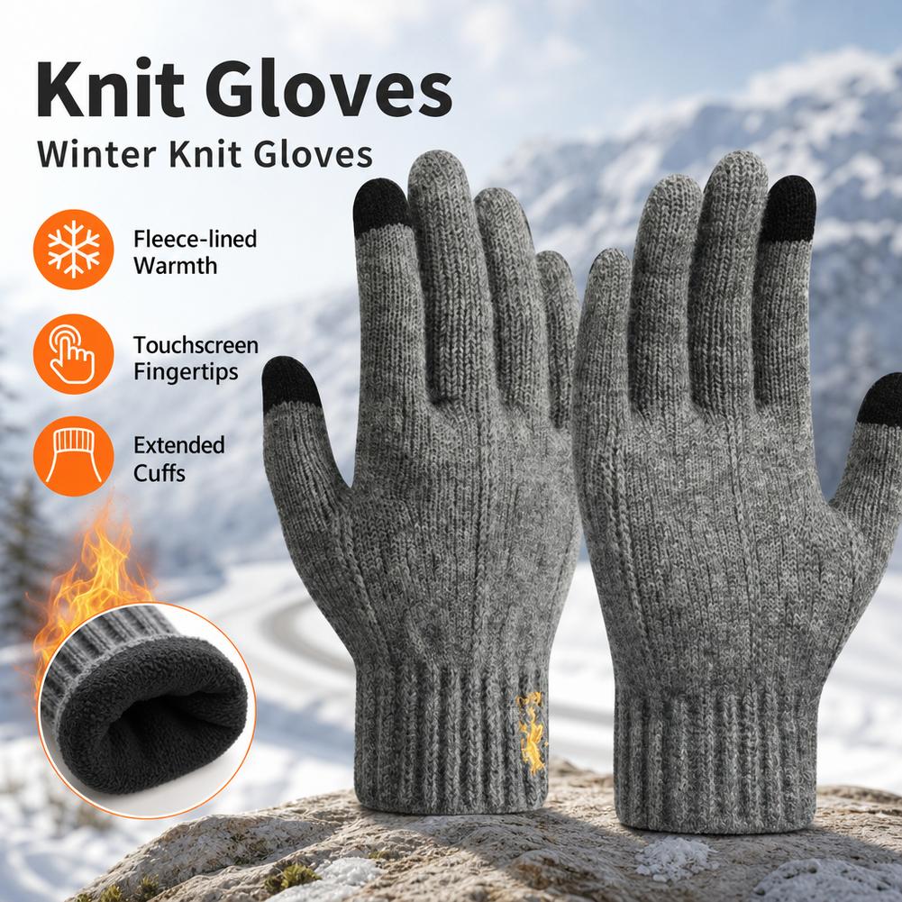 2026 Men's Thermal Wool Knitte - đánh giá và giá Wool Glove Lined