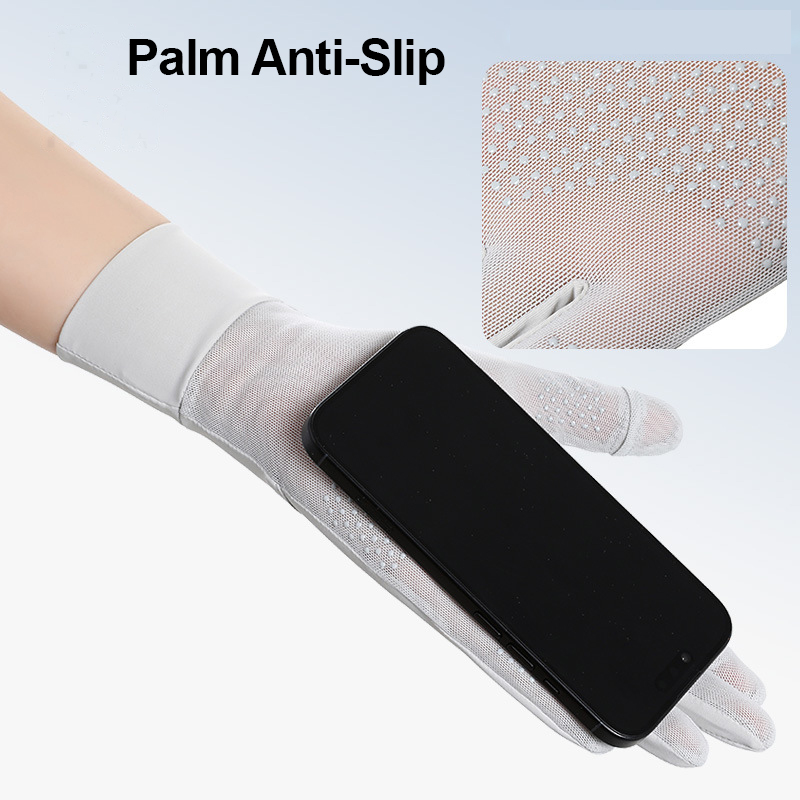 UV Protection Gloves Ice Silk  - đánh giá và giá Leather Driving Glove