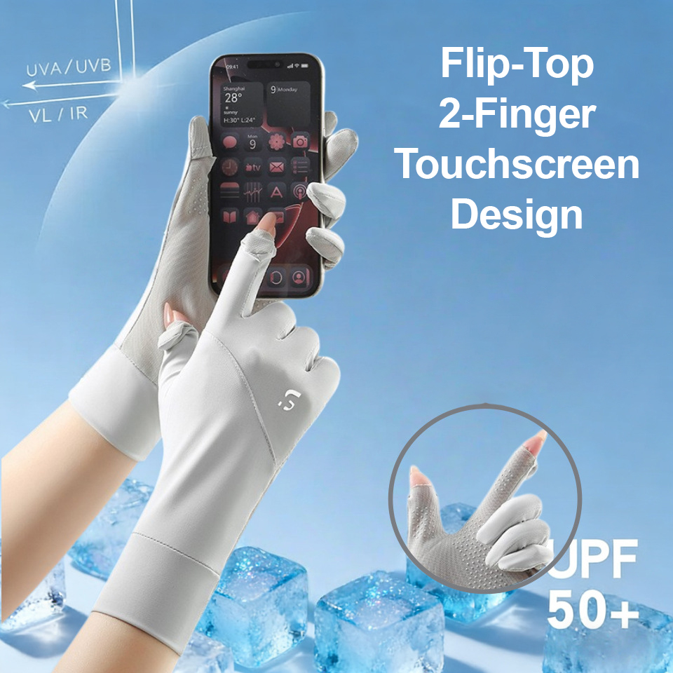 UV Protection Gloves Ice Silk  - đánh giá và giá Leather Driving Glove